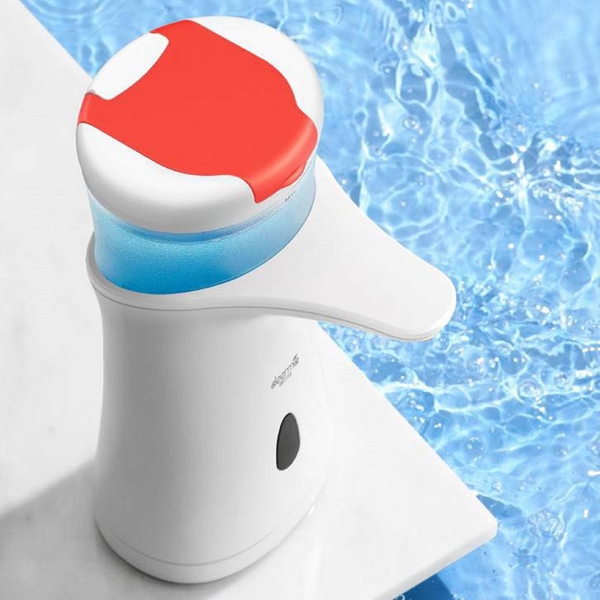 საპნის დისპენსერი Xiaomi Deerma DEM-XS100, Foaming Hand Washer Soap Dispenser, White/Red