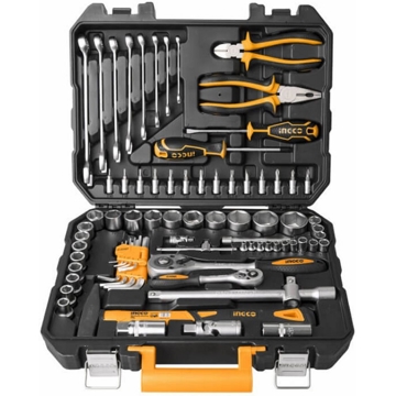 ხელსაწყოების ნაკრები Ingco HKTHP20771, Tool Set, Black/Orange