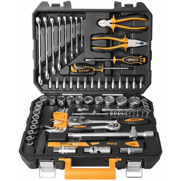 ხელსაწყოების ნაკრები Ingco HKTHP20771, Tool Set, Black/Orange