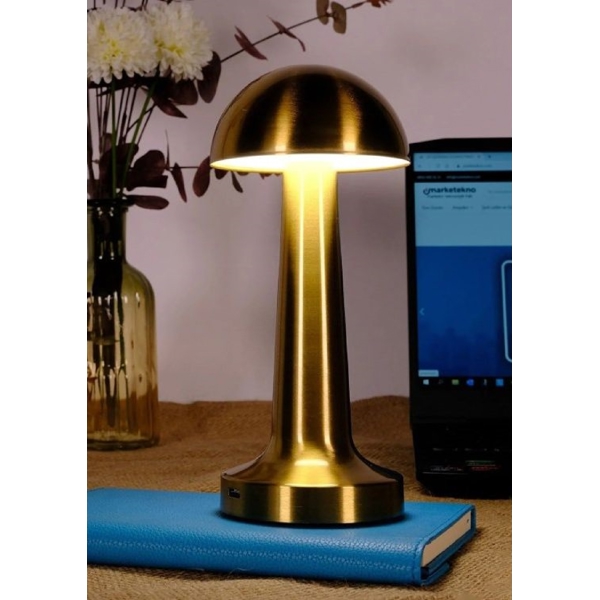 მაგიდის სანათი ACK AF11-00296, 3.7W, Table Lamp, Gold