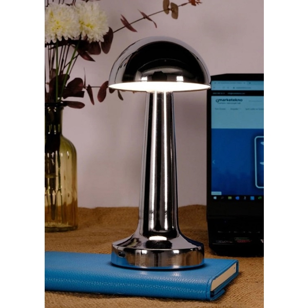 ACK AF11-00295, 3.7W, Table Lamp, Chrome