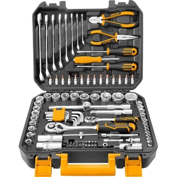 ხელსაწყოების ნაკრები Ingco HKTHP21001, Tool Set, Black/Orange