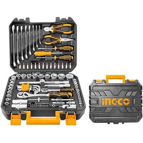 ხელსაწყოების ნაკრები Ingco HKTHP21001, Tool Set, Black/Orange