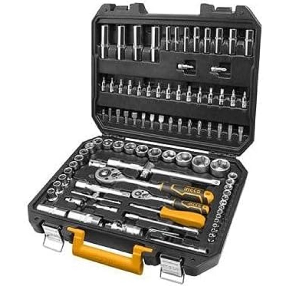 ხელსაწყოების ნაკრები Ingco HKTS42941, Tool Set, Black/Orange