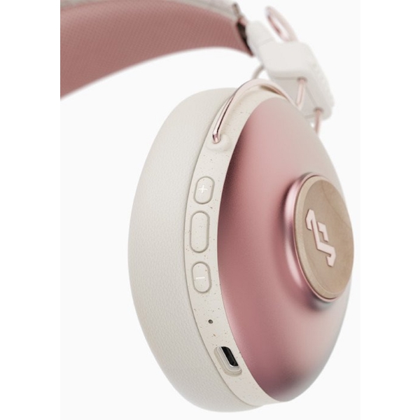 House Of Marley EM-JH143-CP, Headset, Wireless, Bluetooth, USB, 3.5mm, Pink