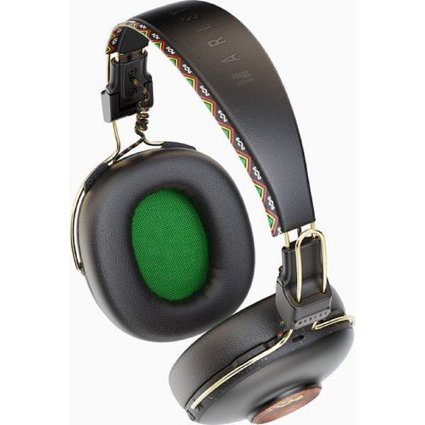 House of Marley EM-JH143-RA Positive Vibration, Headset, Wireless, Bluetooth, USB, 3.5mm, Rasta