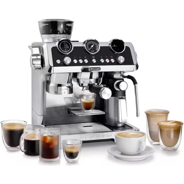 ყავის აპარატი DeLonghi EC9865.M, 1450W, 2.5L, Coffee Machine, Black/Silver