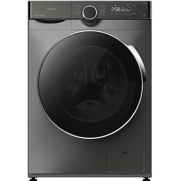 სარეცხი მანქანა Tesla WF81490MS, 8Kg, B, 1400Rpm, 76dB, Washing Machine, Grey