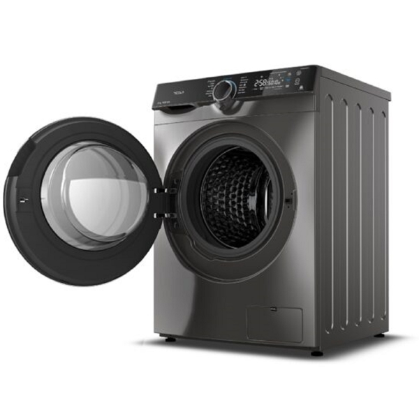 სარეცხი მანქანა Tesla WF81490MS, 8Kg, B, 1400Rpm, 76dB, Washing Machine, Grey