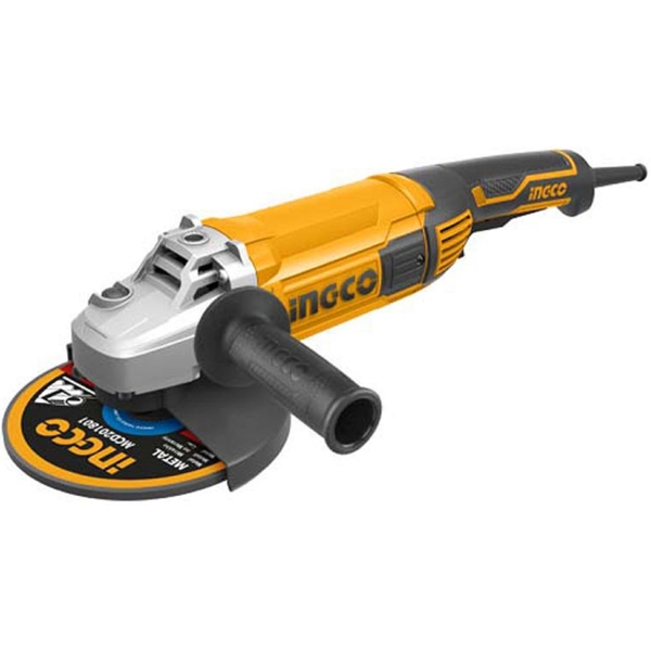 Ingco AG200018, 180mm, 8450Rpm, Black/Orange