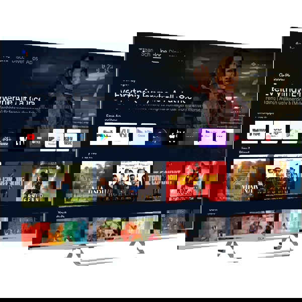 ტელევიზორი Tesla 65E635SUS, 65", UHD, Smart TV, Android TV, USB, HDMI, LAN, BT, WIFI, Silver