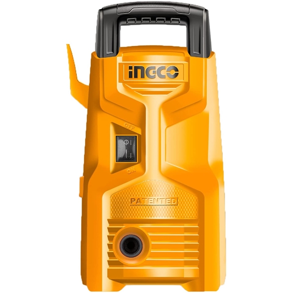 მაღალი წნევის სარეცხი აპარატი Ingco HPWR12008, 1200W, Pressure Washer, Black/Orange