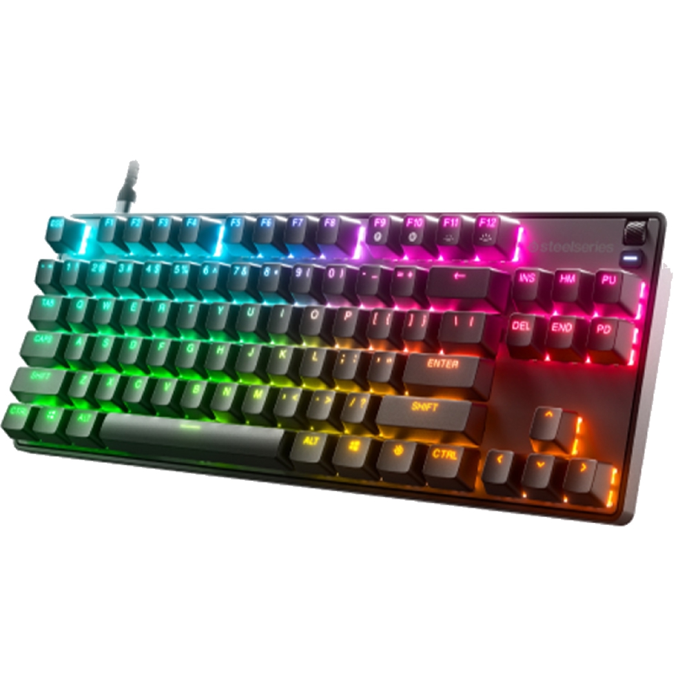 კლავიატურა SteelSeries 64847_SS Apex 9 TKL, Wired, RGB, USB-C, Gaming Keyboard, Black