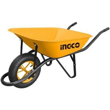 ხელის ურიკა Ingco HHWB64010-1D, 130Kg, Wheelbarrow, Black/Orange