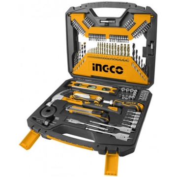 ხელსაწყოების ნაკრები Ingco HKTAC011201, Tool Set, Black/Orange