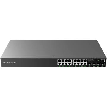 Grandstream GWN7802P, 16-Port Gigabit, PoE + Switch, Gray