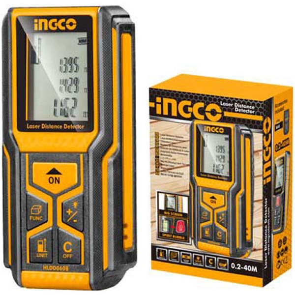 Ingco HLDD0608, Laser Measure, Black/Orange