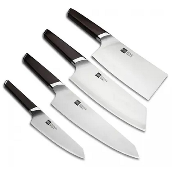 Xiaomi HU0033 Hou Hou, 4Pcs Knife Set, Black/Silver