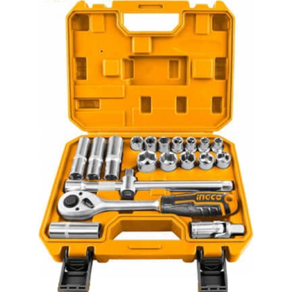 Ingco HKTS12201, Tool Set, Orange/Silver