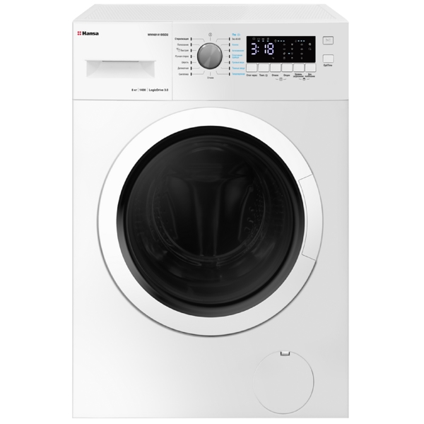 სარეცხი მანქანა Hansa WHN8141BSD2, 8Kg, A+++, 1400Rpm, 79Db, Washing Machine, White