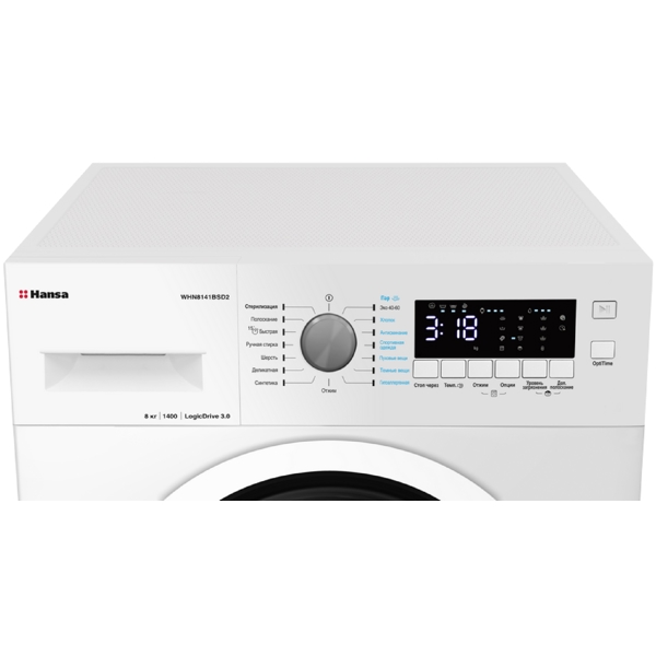 სარეცხი მანქანა Hansa WHN8141BSD2, 8Kg, A+++, 1400Rpm, 79Db, Washing Machine, White