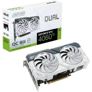 ვიდეო დაფა Asus 90YV0J42-M0NA00, GeForce RTX4060Ti, 8GB, 128bit, HDMI, DP, White