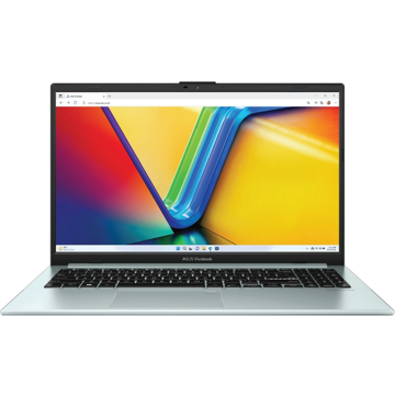 ნოუთბუქი Asus E1504FA-BQ089 Vivobook Go 15, 15.6", Ryzen 5-7520U, 8GB, 512GB SSD, Integrated, Green/Gray