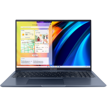 ნოუთბუქი Asus M1603QA-MB224 Vivobook 16X, 16", Ryzen 5-5600H, 16GB, 512GB SSD, Integrated, Quiet Blue