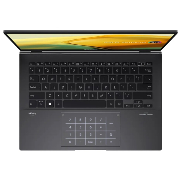 ნოუთბუქი Asus UM3402YA-KP601 Zenbook, 14", Ryzen 5-7530U, 16GB, 512GB SSD, Integrated, Black