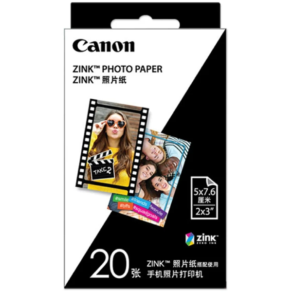 ფოტო ქაღალდი Canon ZP-2030, 20 Sheet