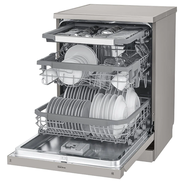 ჭურჭლის სარეცხი მანქანა LG DFB425FP.APZPARA, A, 44Dba, Dishwasher, Silver