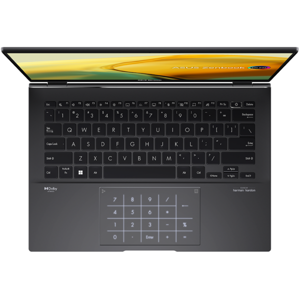 ნოუთბუქი Asus 90NB0W95-M01100 Zenbook 14, 14", Ryzen 7-7730U, 16GB, 1TB, Integrated, Black