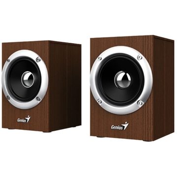 დინამიკი Genius SP-HF280, 6W, USB, 3.5mm, Speaker, Brown