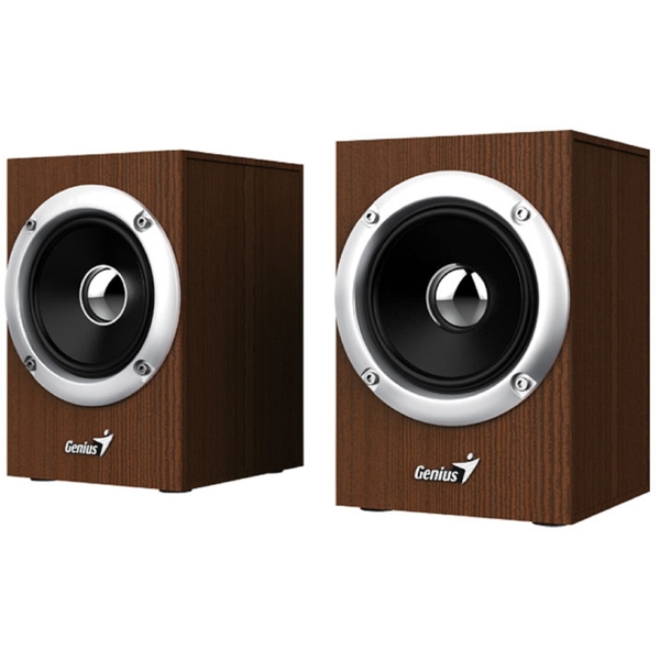 Genius SP-HF280, 6W, USB, 3.5mm, Speaker, Wood