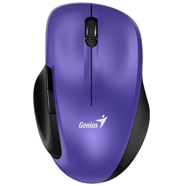 მაუსი Genius 8200S Ergo, Wireless, USB, Mouse, Black/Purple