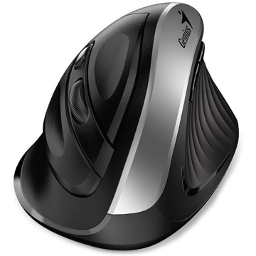 მაუსი Genius 8250S Ergo, Wireless, USB, Mouse, Silver/Gray