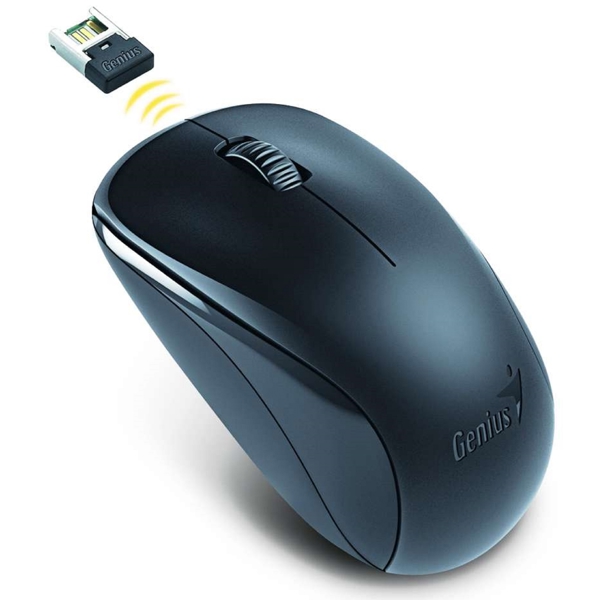 Genius NX-7000, Wireless, USB, Mouse, Black