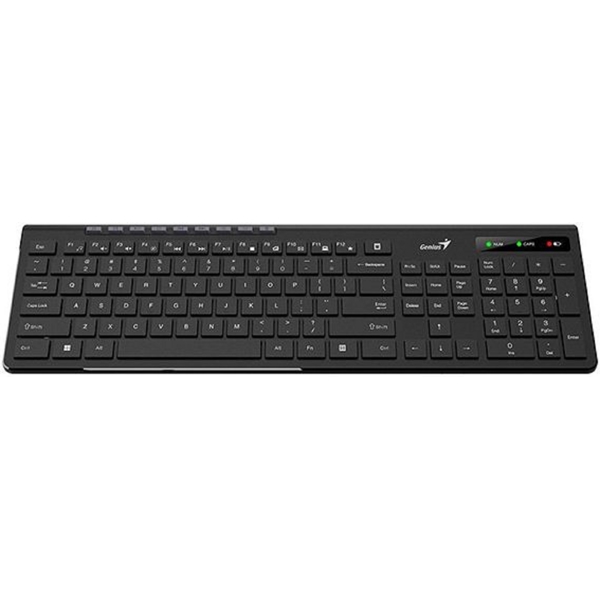 Genius SlimStar 7230, Wireless, USB, Keyboard, Black