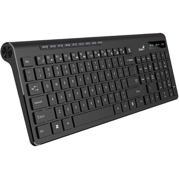 Genius SlimStar 7230, Wireless, USB, Keyboard, Black