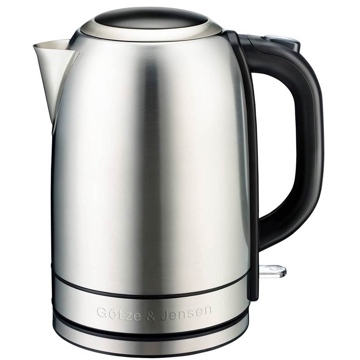 GÖTZE & JENSEN KT500X, 2200W, 1.7L, Electric Kettle, Stainless Steel