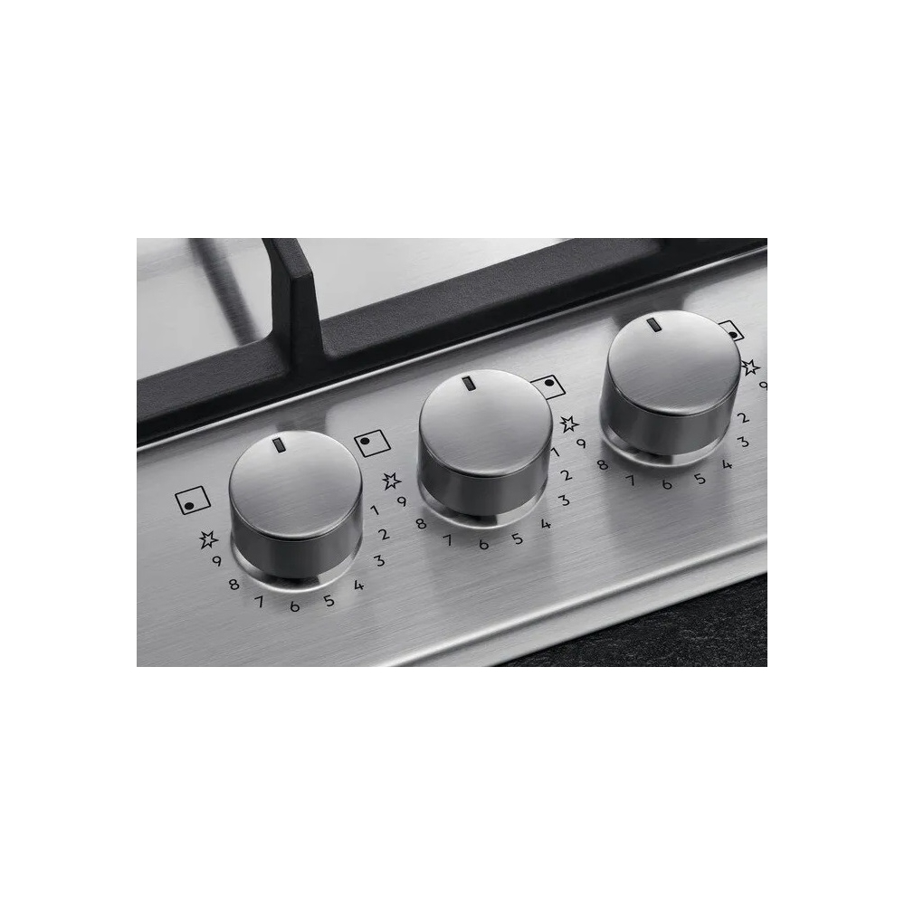 Built-in Gas Cooktop AEG HGB64420SM, Stainless Steel