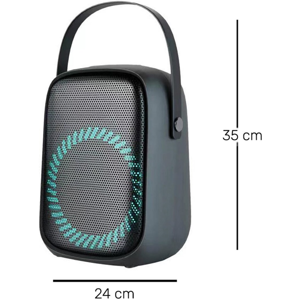 დინამიკი Eden ED-WP601, 32W, Bluetooth, USB, 3.5mm, Speaker, Black