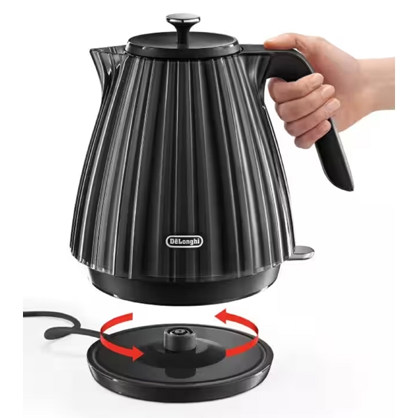 ელექტრო ჩაიდანი Delonghi KBD2001.BK 1, 2000W, 1.7L, Electric Kettle, Black