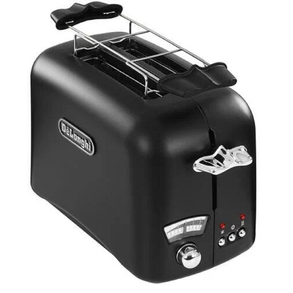 DelonghiI CT021.BK1, 800W, Toaster, Black