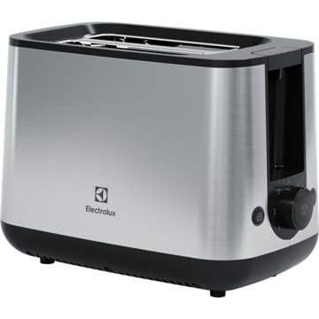 Electrolux E3T1-3ST, 800W, Toaster, Black/Silver