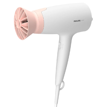 თმის საშრობი Philips BHD300/00, 1600W, Hair Dryer, White/Pink