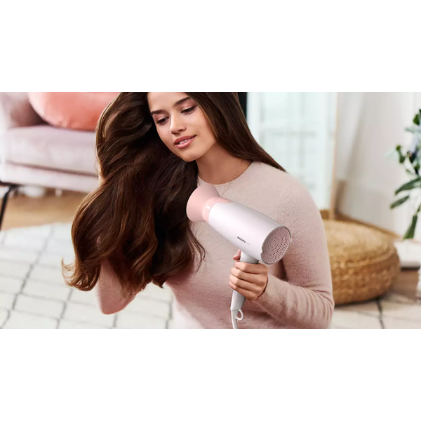 თმის საშრობი Philips BHD300/00, 1600W, Hair Dryer, White/Pink