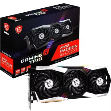 MSI 912-V399-001 Radeon, Gaming RX6750XT, 12GB, 192bit, HDMI, DP, Black