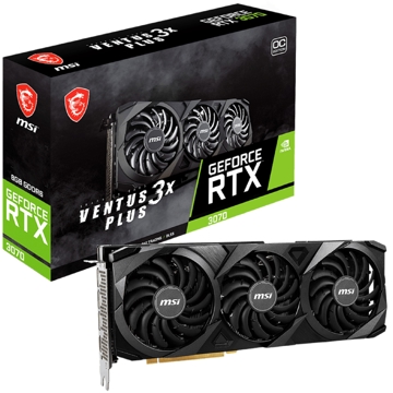 MSI 912-V390-456 Gaming RTX3070, 8GB, 256bit, HDMI, DP, Black