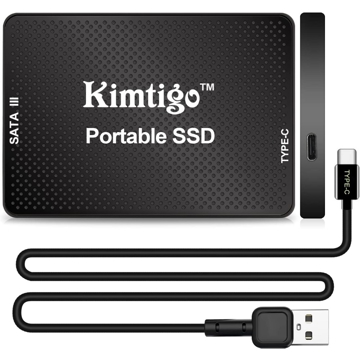 Kimtigo KS3AYJTBO4P001TCGD, 1TB, External SSD, Type-C, Black